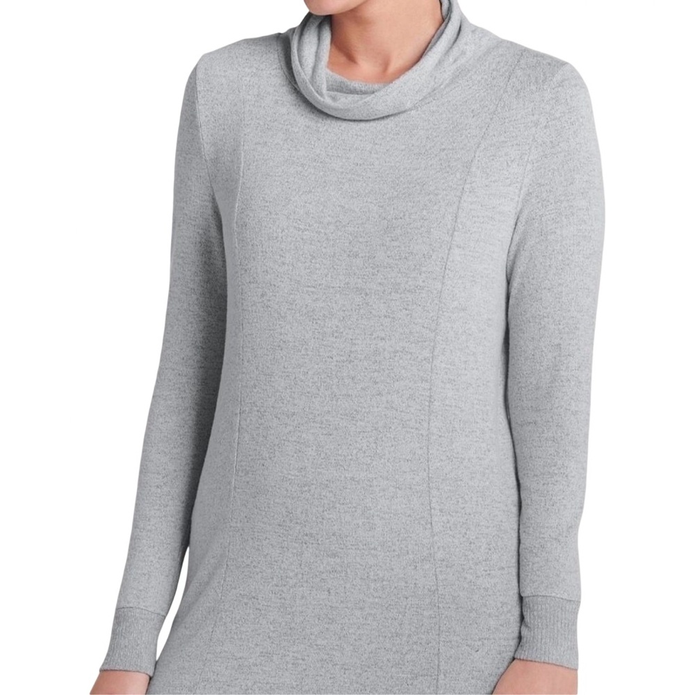 Jockey Ribbed sleeve Cowl Neck‎ Tunic S Gray